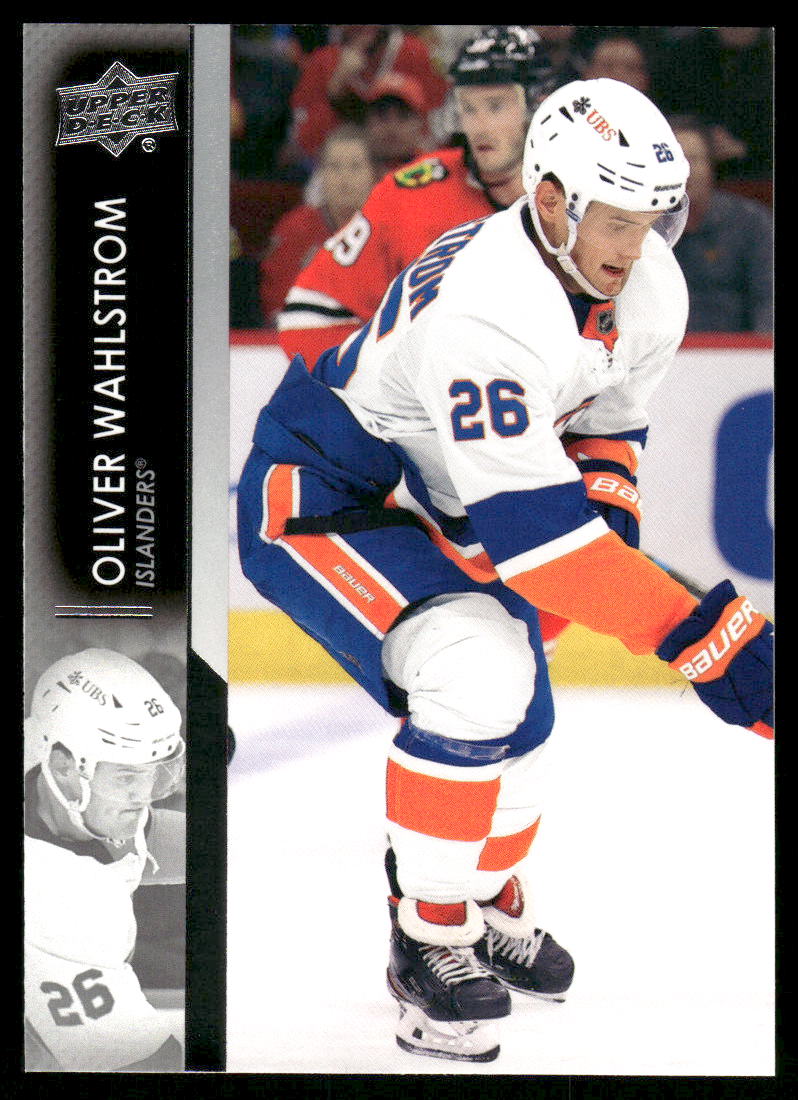 2021-22 Upper Deck #367 Oliver Wahlstrom