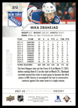 Load image into Gallery viewer, 2021-22 Upper Deck #373 Mika Zibanejad
