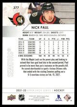 Load image into Gallery viewer, 2021-22 Upper Deck #377 Nick Paul
