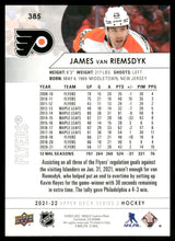 Load image into Gallery viewer, 2021-22 Upper Deck #385 James van Riemsdyk
