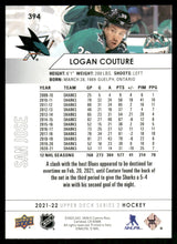 Load image into Gallery viewer, 2021-22 Upper Deck #394 Logan Couture
