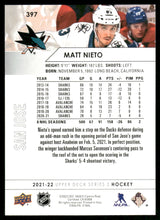 Load image into Gallery viewer, 2021-22 Upper Deck #397 Matt Nieto
