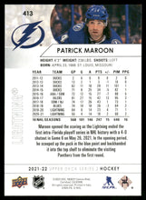 Load image into Gallery viewer, 2021-22 Upper Deck #413 Patrick Maroon
