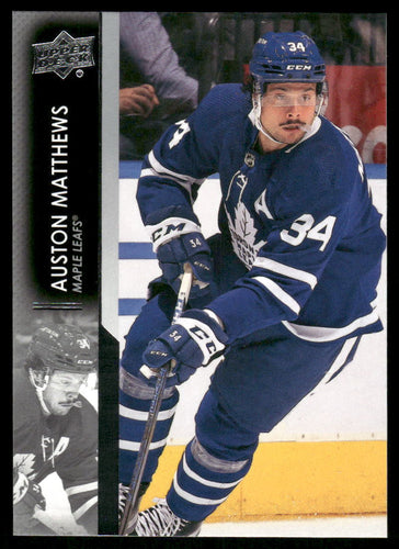 2021-22 Upper Deck #418 Auston Matthews