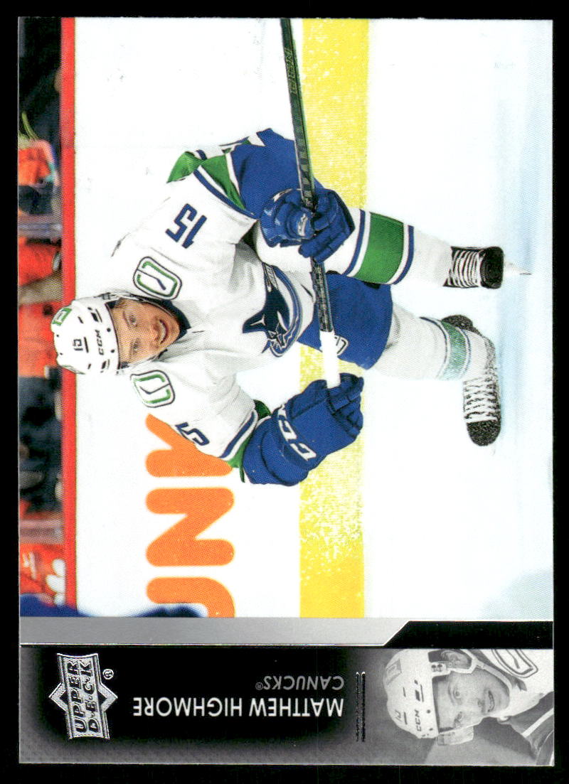 2021-22 Upper Deck #426 Matthew Highmore