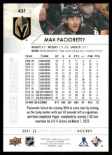 Load image into Gallery viewer, 2021-22 Upper Deck #431 Max Pacioretty
