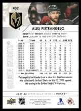 Load image into Gallery viewer, 2021-22 Upper Deck #432 Alex Pietrangelo
