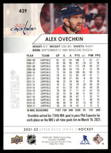 Load image into Gallery viewer, 2021-22 Upper Deck #439 Alex Ovechkin
