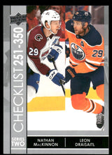 将图片加载到图库查看器，2021-22 Upper Deck #449 Nathan MacKinnon / Leon Draisaitl
