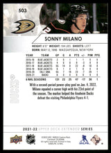 Load image into Gallery viewer, 2021-22 Upper Deck #503 Sonny Milano
