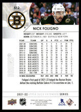 Load image into Gallery viewer, 2021-22 Upper Deck #512 Nick Foligno
