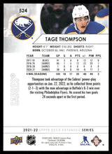 Load image into Gallery viewer, 2021-22 Upper Deck #524 Tage Thompson
