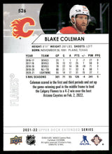 Load image into Gallery viewer, 2021-22 Upper Deck #526 Blake Coleman
