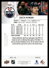 将图片加载到图库查看器，2021-22 Upper Deck #567 Zach Hyman
