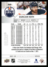 تحميل الصورة إلى عارض المعرض، 2021-22 Upper Deck #569 Duncan Keith
