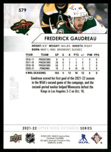 Load image into Gallery viewer, 2021-22 Upper Deck #579 Frederick Gaudreau
