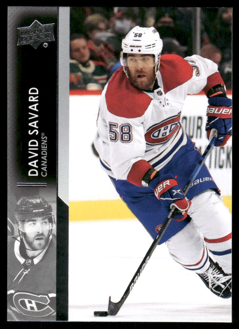 2021-22 Upper Deck #587 David Savard