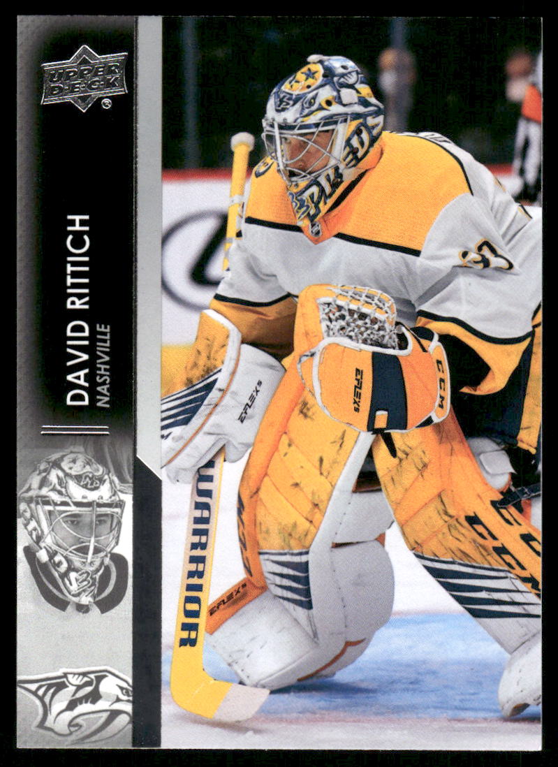 2021-22 Upper Deck #590 David Rittich