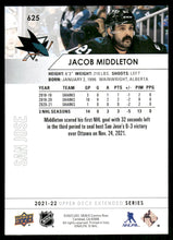 Load image into Gallery viewer, 2021-22 Upper Deck #625 Jacob Middleton
