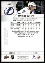 Load image into Gallery viewer, 2021-22 Upper Deck #639 Mathieu Joseph
