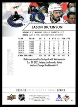 Load image into Gallery viewer, 2021-22 Upper Deck #647 Jason Dickinson
