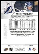 Load image into Gallery viewer, 2021-22 Upper Deck #672 Andrei Vasilevskiy
