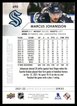 Load image into Gallery viewer, 2021-22 Upper Deck #690 Marcus Johansson
