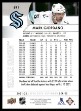 Load image into Gallery viewer, 2021-22 Upper Deck #691 Mark Giordano
