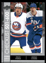 Load image into Gallery viewer, 2021-22 Upper Deck #699 Zach Parise / Zdeno Chara
