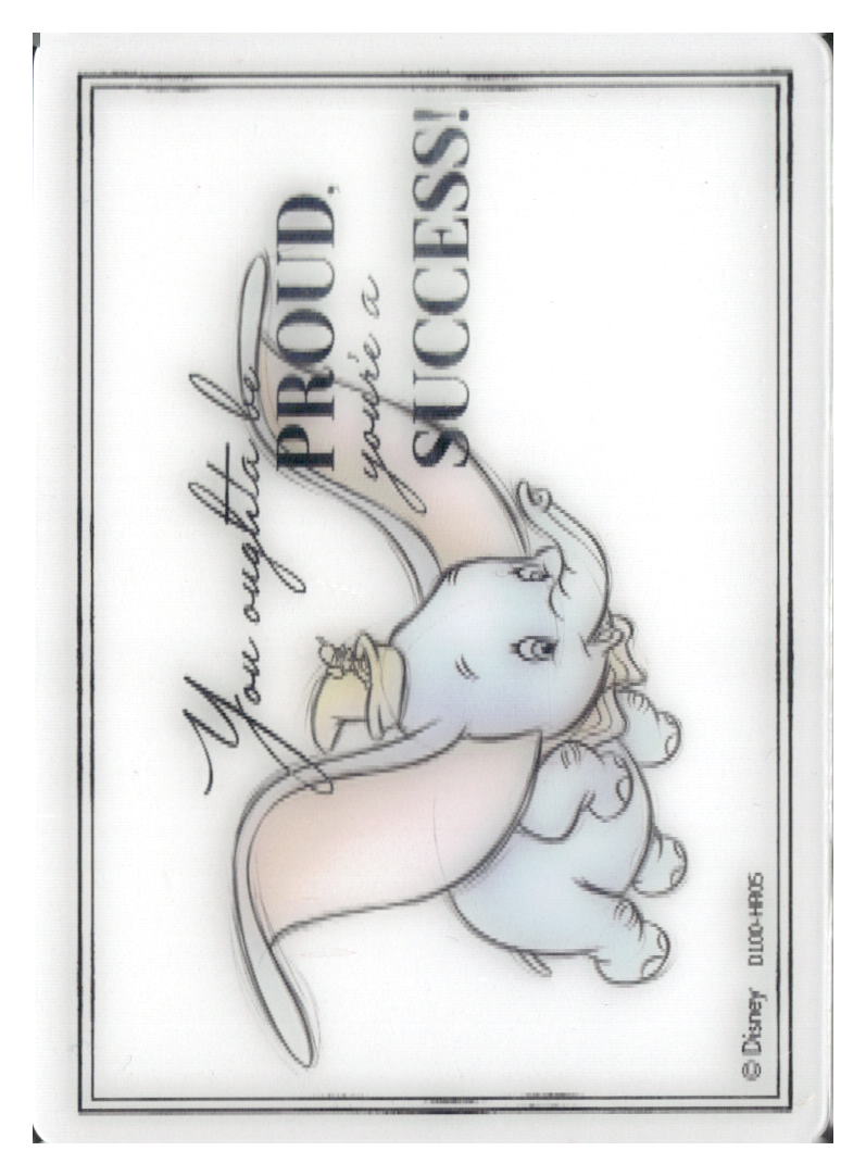 2023 Card.fun Disney 100 Joyful #D100-HR05 Dumbo Hand Drawn Lenticular