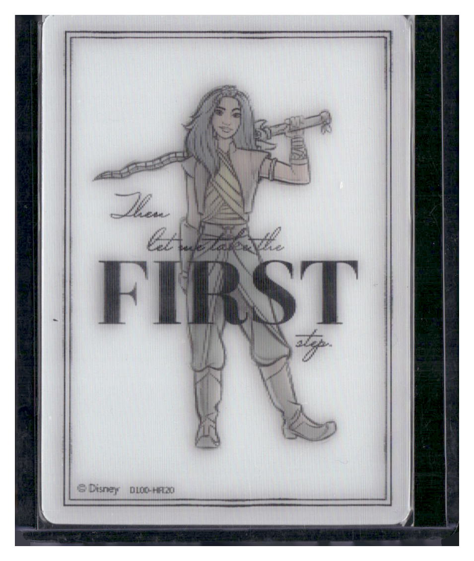 2023 Card.fun Disney 100 Joyful #D100-HR20 Raya Hand Drawn Lenticular