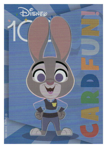 2023 Card.fun Disney 100 Joyful #D100-SR81 Judy Hopps