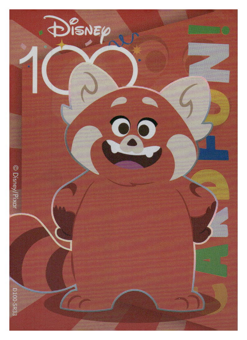 2023 Card.fun Disney 100 Joyful #D100-SR33 Red Panda Mei