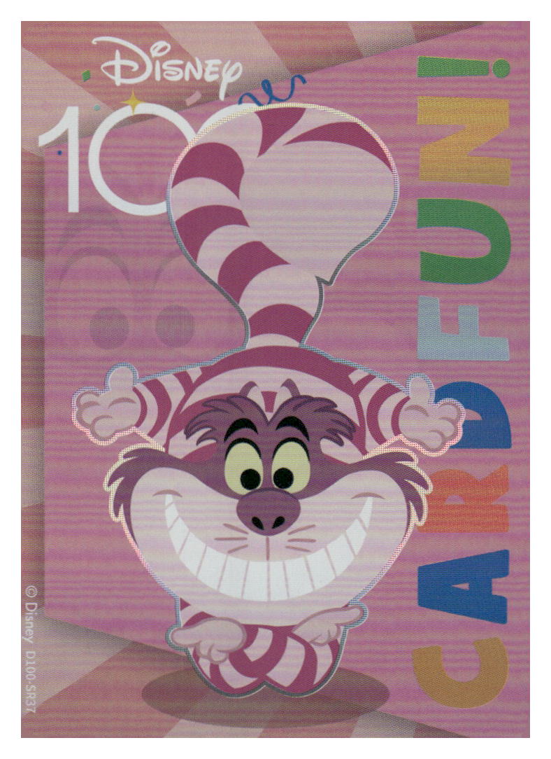2023 Card.fun Disney 100 Joyful #D100-SR37 Cheshire Cat