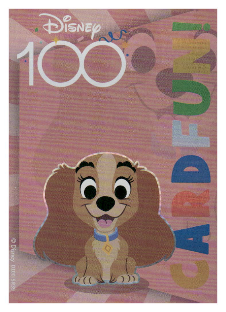 2023 Card.fun Disney 100 Joyful #D100-SR39 Lady