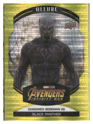 2022 Upper Deck Marvel Allure Chadwick Boseman as Black Panther Yellow Taxi #78