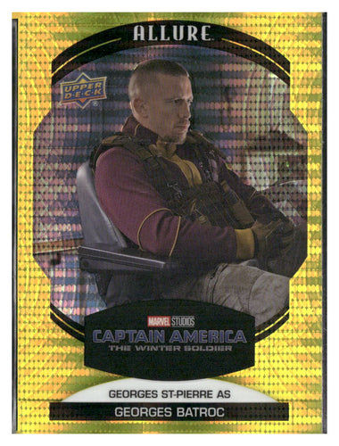 2022 Upper Deck Marvel Allure Georges St-Pierre as Georges Batroc Yellow Taxi 27
