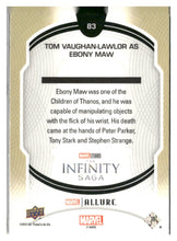 Load image into Gallery viewer, 2022 Upper Deck Allure Marvel Studios #83 Tom Vaughan-Lawlor as Ebony Maw
