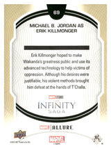 Load image into Gallery viewer, 2022 Upper Deck Allure Marvel Studios #69 Michael B. Jordan as Erik Killmonger
