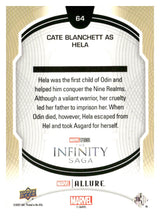Load image into Gallery viewer, 2022 Upper Deck Allure Marvel Studios #64 Cate Blanchett as Hela
