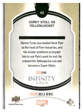 将图片加载到图库查看器，2022 Upper Deck Allure Marvel Studios #42 Corey Stoll as Yellowjacket
