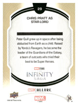 Load image into Gallery viewer, 2022 Upper Deck Allure Marvel Studios #29 Chris Pratt as Star-Lord
