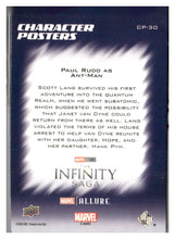 将图片加载到图库查看器，2022 Upper Deck Marvel Allure Character Posters #CP30 Ant-Man Paul Rudd

