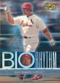 2000 Upper Deck IoNix Mark Mcgwire BioRhythm #B14 St Louis Cardinals