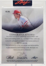 تحميل الصورة إلى عارض المعرض، 2022 Leaf Pearl Pete Rose Paragon Signatures Patch Auto 6/6 Dirt on Jersey Game
