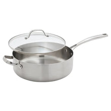 Load image into Gallery viewer, GreenPan Superior 5-quart Stainless Steel Sauté Pan
