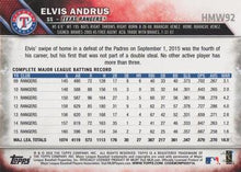 Load image into Gallery viewer, 2016 Topps Holiday #HMW92 - Elvis Andrus - Texas Rangers

