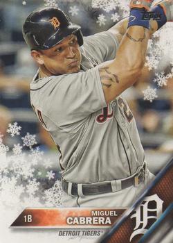2016 Topps Holiday  #HMW99 - Miguel Cabrera - Detroit Tigers