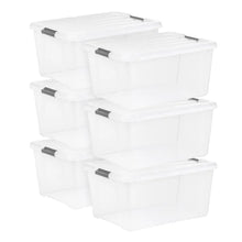 تحميل الصورة إلى عارض المعرض، IRIS 45QT Clear Storage Bin with Buckles

