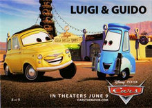 Load image into Gallery viewer, 2006 Disney/Pixar Cars #8 - Luigi &amp; Guido Card
